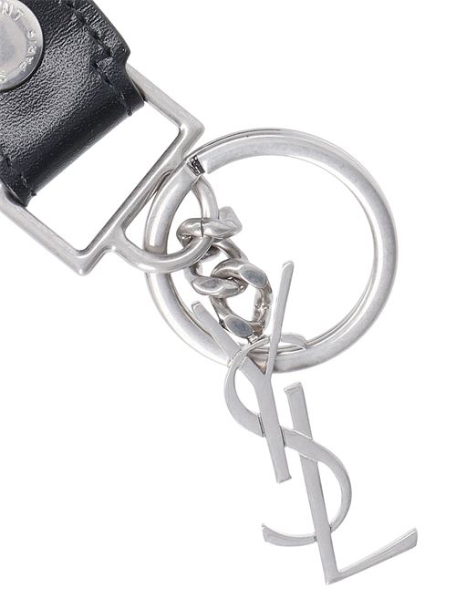Portachiavi con placca SAINT LAURENT | 5183230SX0E1000